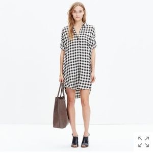 Madewell courier shirtdress in buffalo check